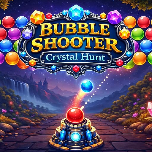 Bubble Shooter Crystal Hunt