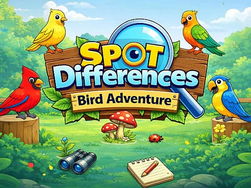 Spot Differences Bird Adventure