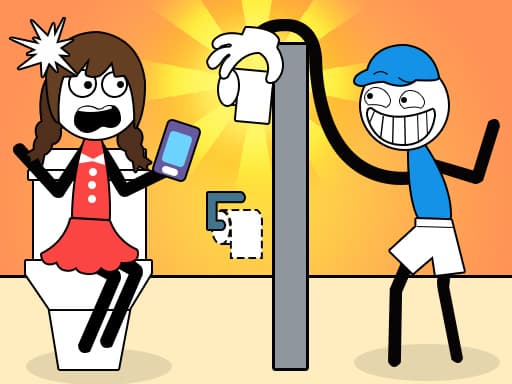 Thief Stick Puzzle: Man Escape